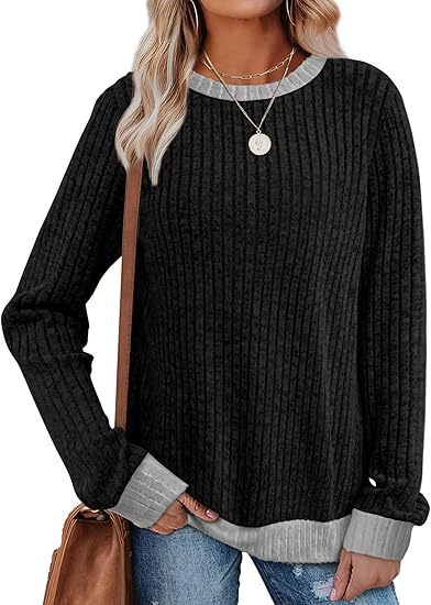 Women's Long Sleeve Tops Sweaters