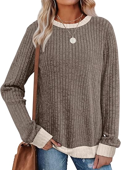 Women's Long Sleeve Tops Sweaters